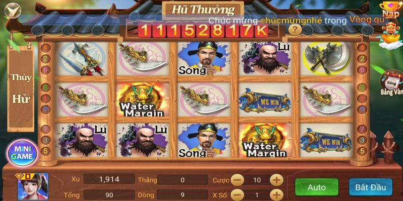 Các nút chức năng trong game Thủy hử mà bạn cần biết